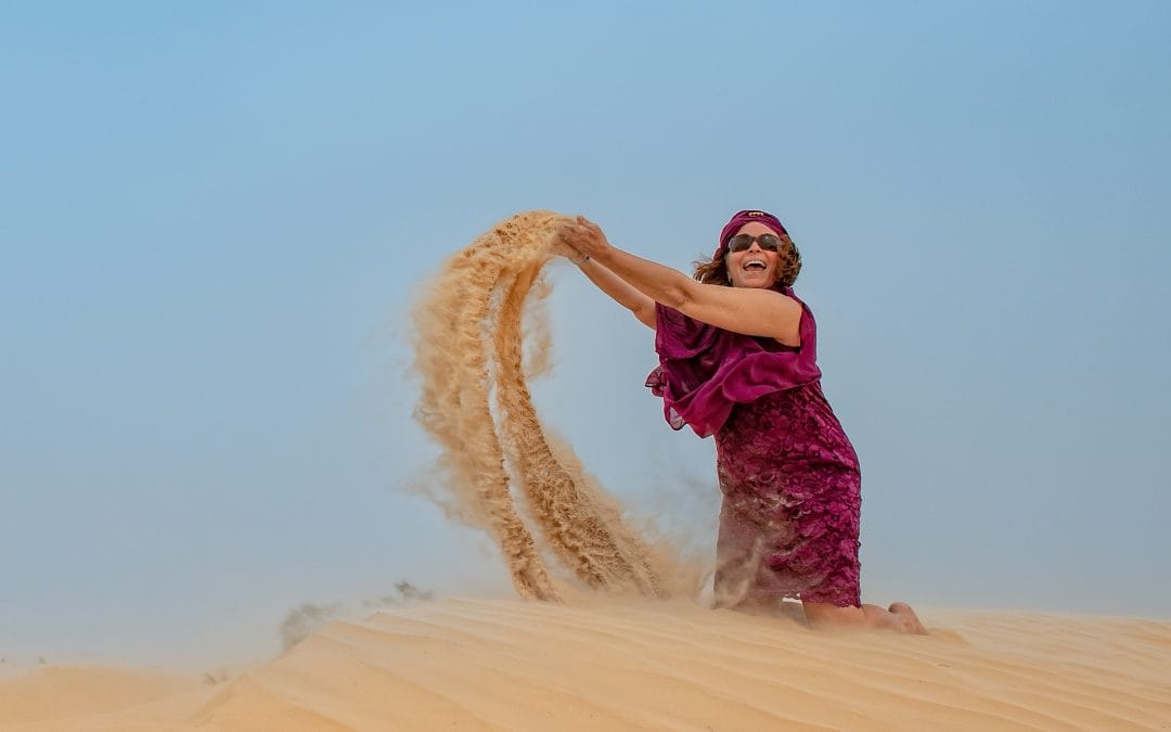 Ich war traurig. Und plötzlich war ich glücklich. In der Wüste.